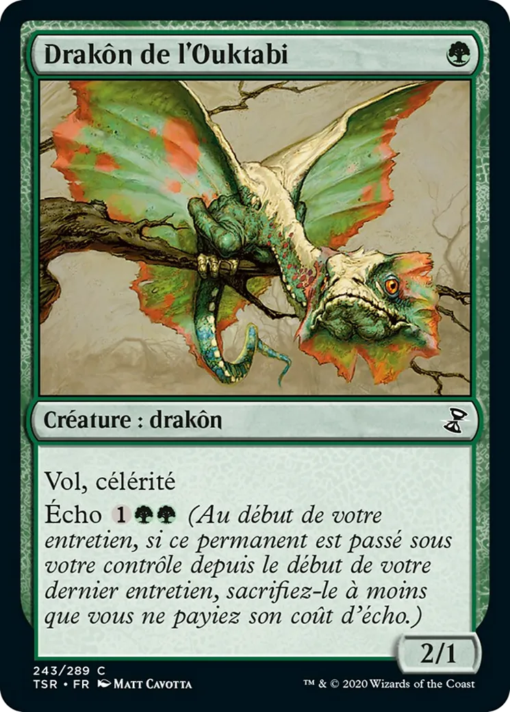 Drakôn de l'Ouktabi — Time Spiral Remastered — Magic: The Gathering