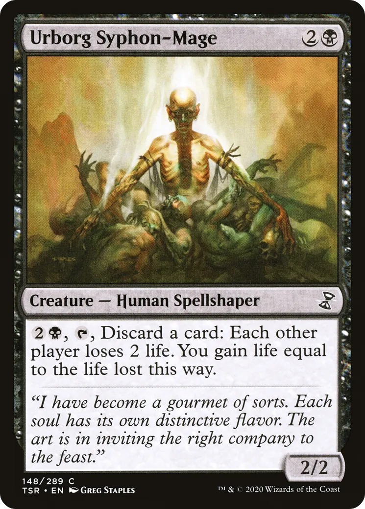 Urborg Syphon-Mage — Time Spiral Remastered — Magic: The Gathering