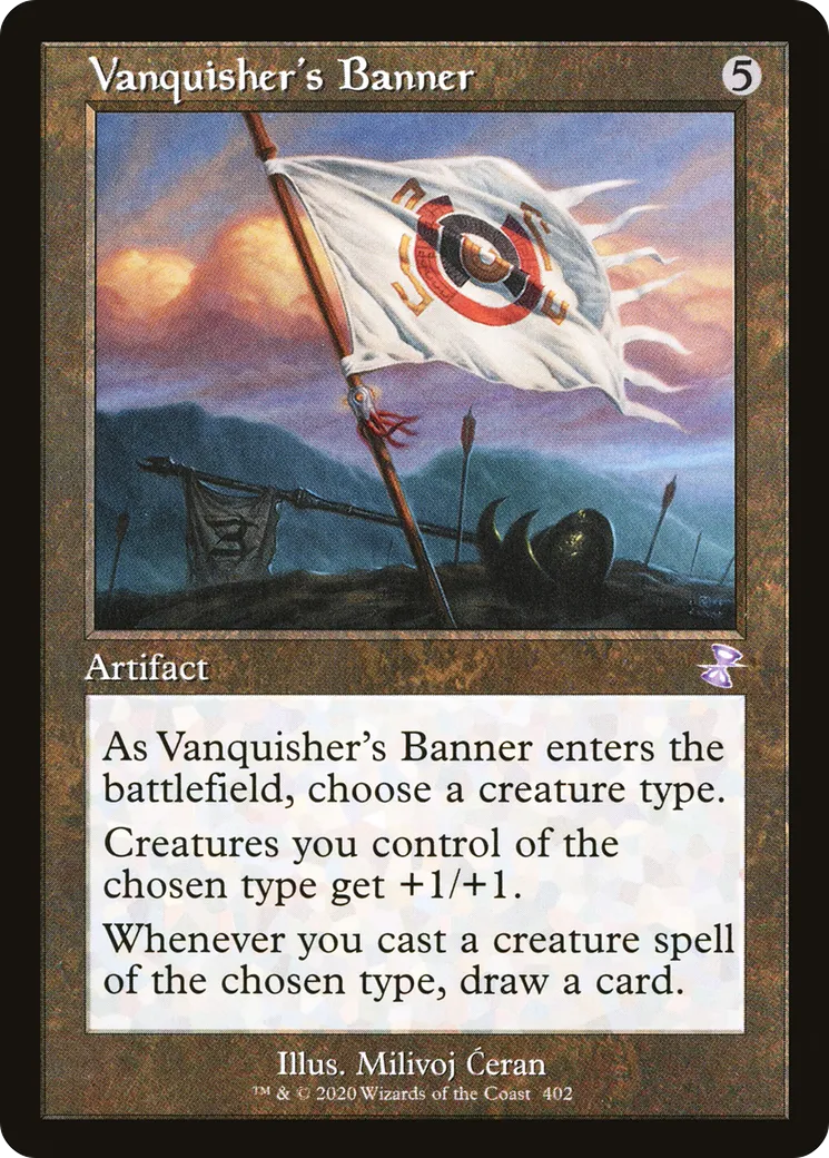 Vanquisher's Banner — Time Spiral Remastered — Magic: The Gathering