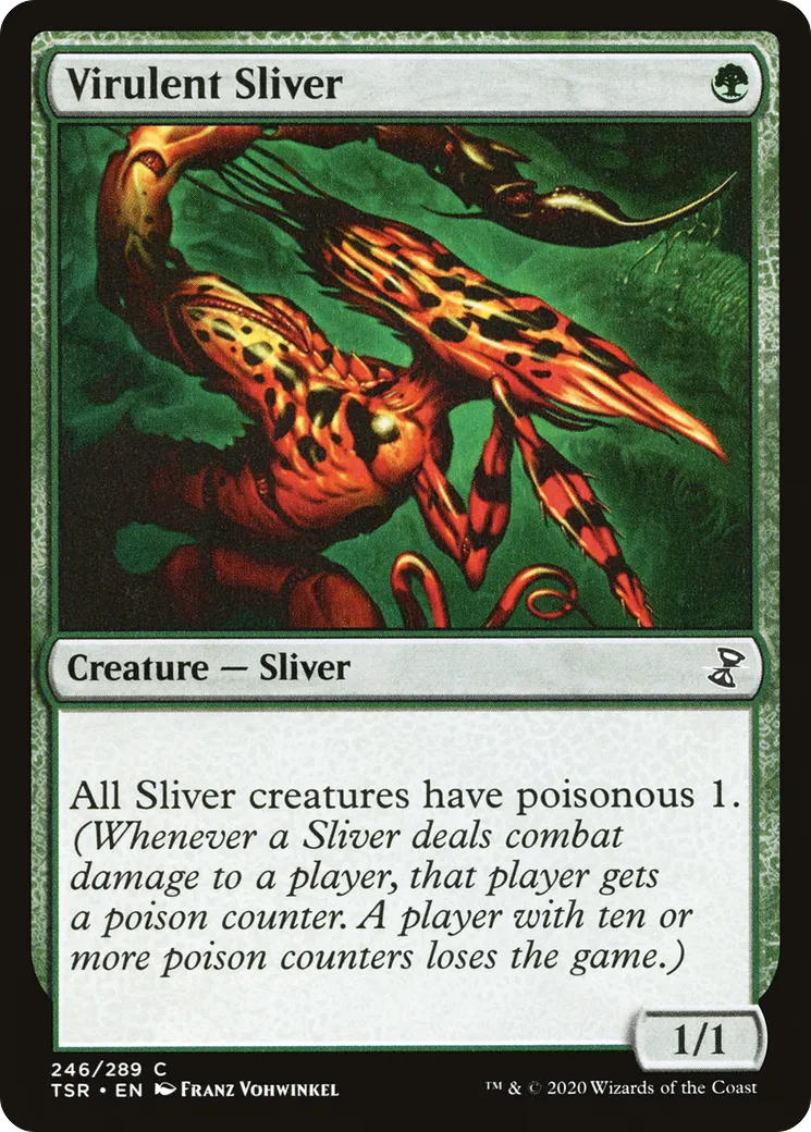 Virulent Sliver — Time Spiral Remastered — Magic: The Gathering