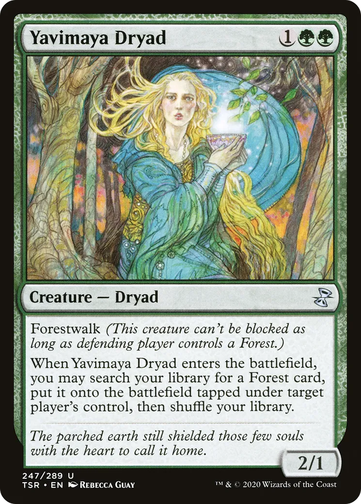 Dryade de la Yavimaya — Time Spiral Remastered — Magic: The Gathering