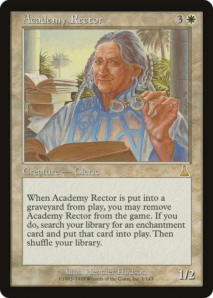 Academy Rector — Urza's Destiny — Magic: The Gathering