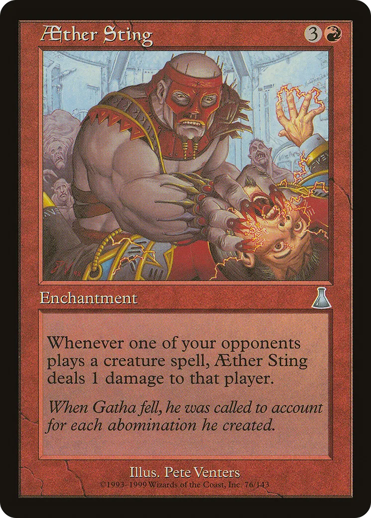 Aether Sting — Urza's Destiny — Magic: The Gathering