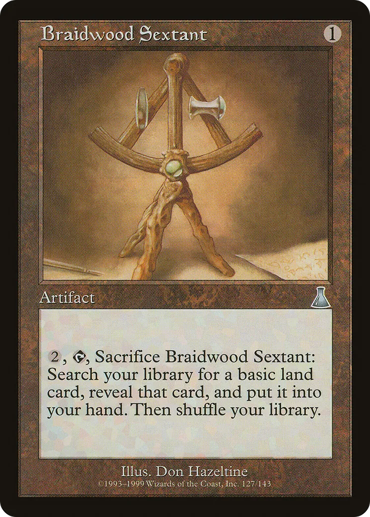 Sextant de Bois Natté — Urza's Destiny — Magic: The Gathering