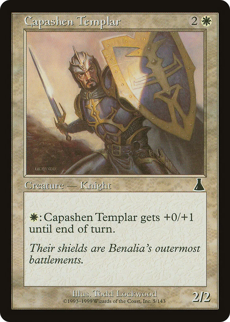 Templier Capashen — Urza's Destiny — Magic: The Gathering