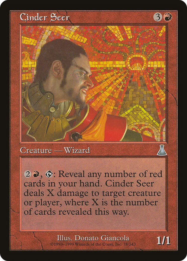 Voyant des Cendres — Urza's Destiny — Magic: The Gathering