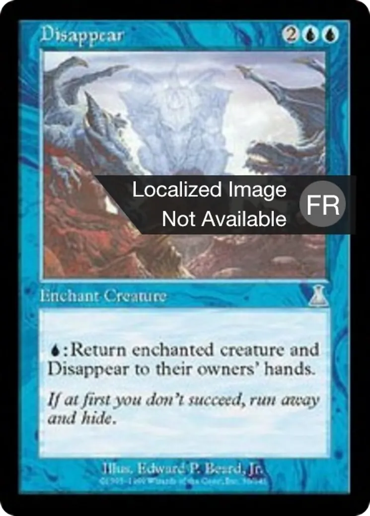 Evanouissement — Urza's Destiny — Magic: The Gathering