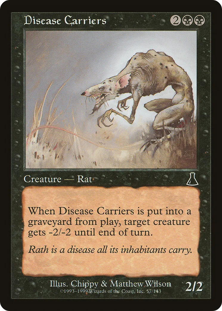 Disease Carriers — Urza's Destiny — Magic: The Gathering