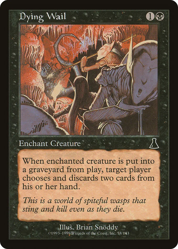 Dying Wail — Urza's Destiny — Magic: The Gathering