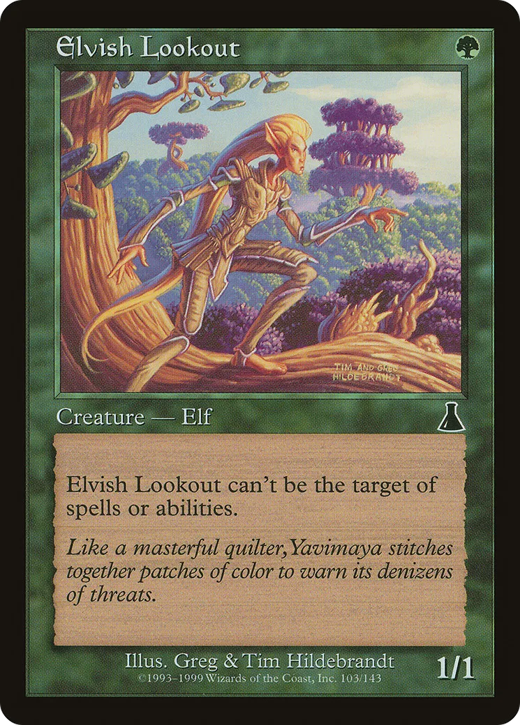 Elvish Lookout — Urza's Destiny — Magic: The Gathering
