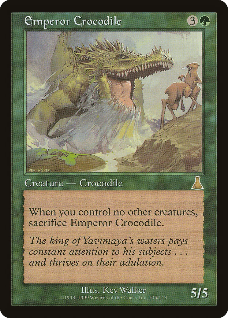 Emperor Crocodile — Urza's Destiny — Magic: The Gathering