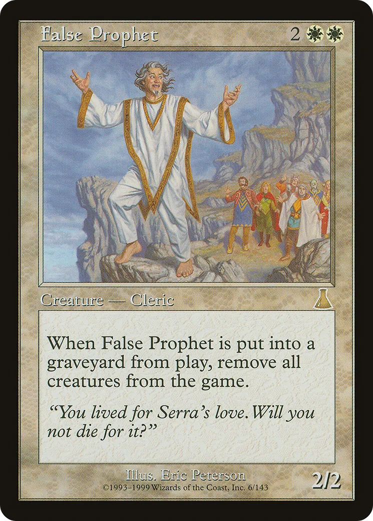 Faux prophète — Urza's Destiny — Magic: The Gathering