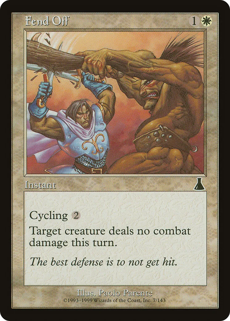 Fend Off from Urza's Destiny - Magic: The Gathering