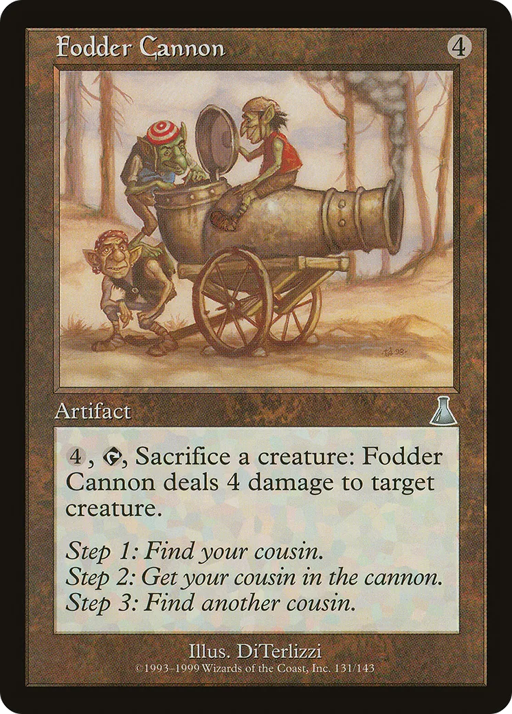 Fodder Cannon — Urza's Destiny — Magic: The Gathering