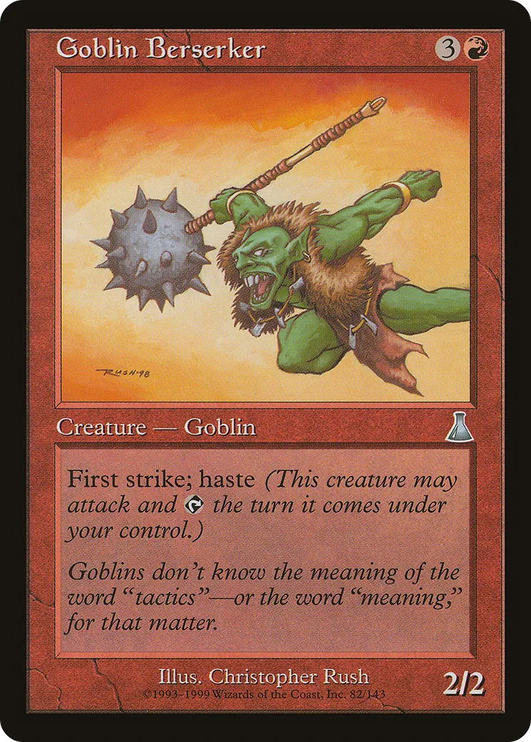Berserker Gobelin — Urza's Destiny — Magic: The Gathering