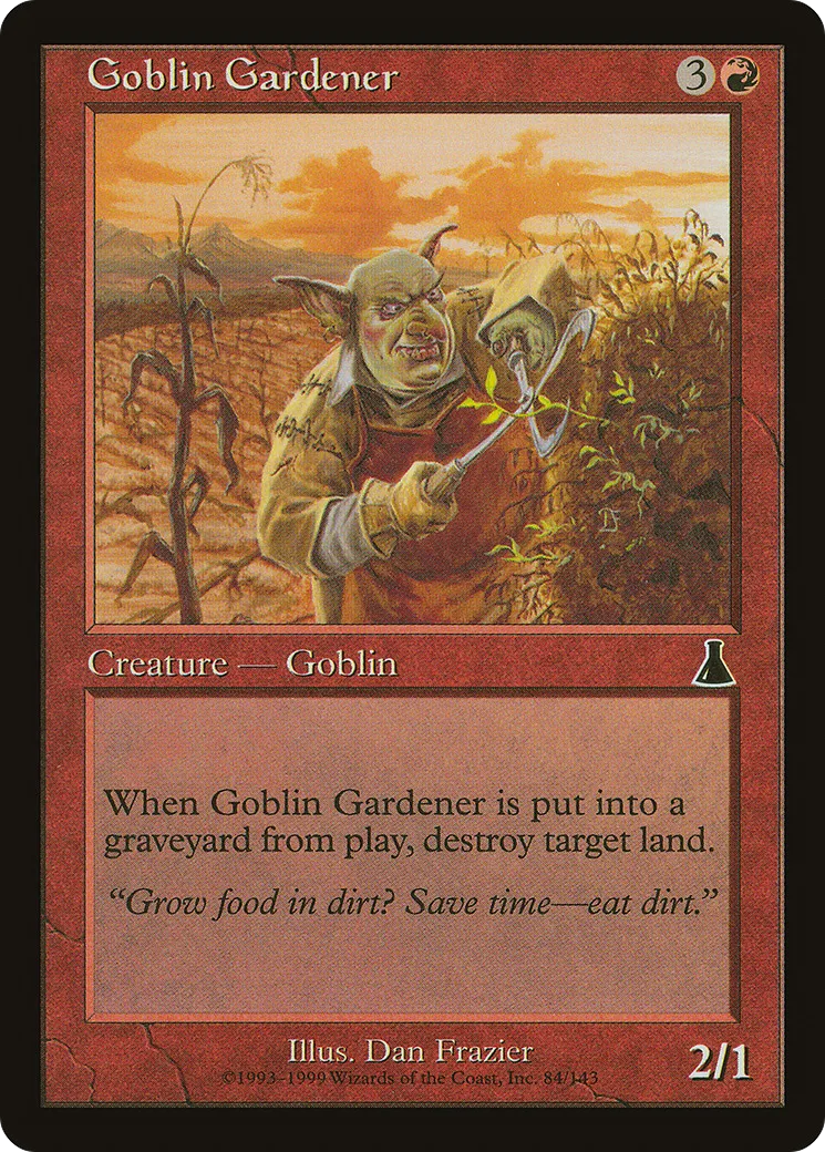 Goblin Gardener — Urza's Destiny — Magic: The Gathering