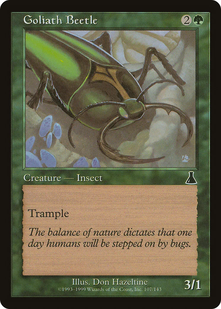 Goliath Beetle — Urza's Destiny — Magic: The Gathering