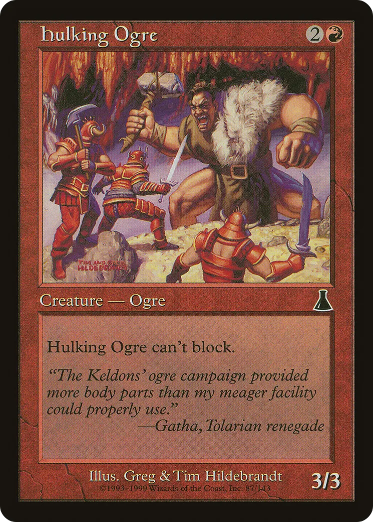 Ogre Lourdaud — Urza's Destiny — Magic: The Gathering