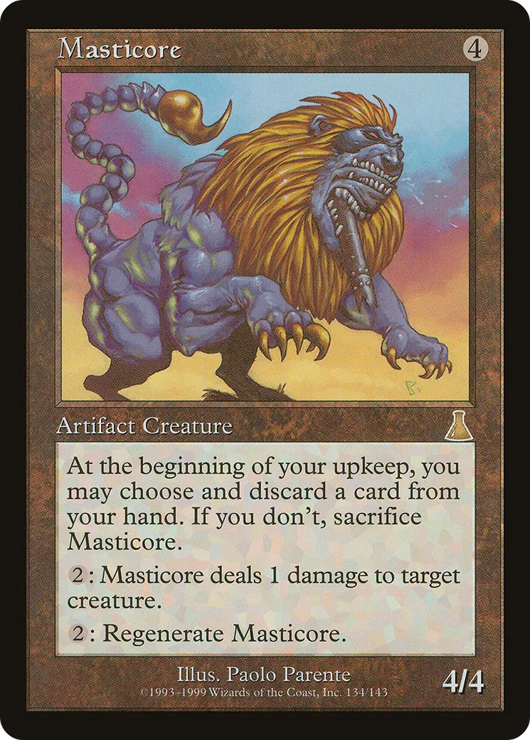 Masticore — Urza's Destiny — Magic: The Gathering