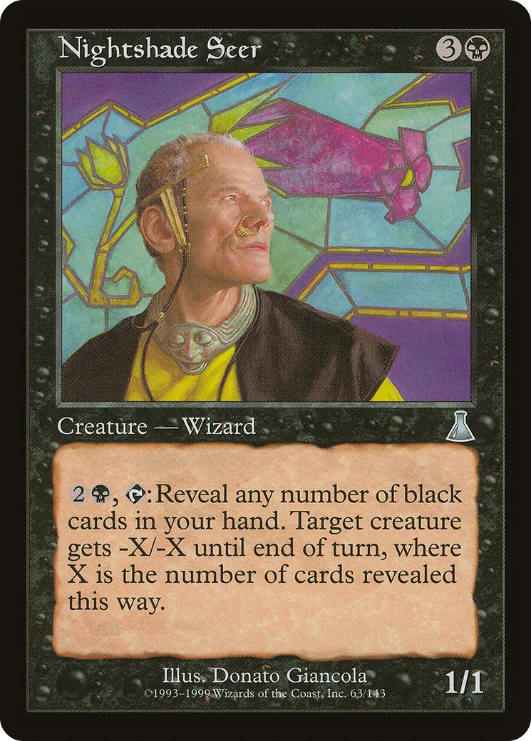 Voyant de la Belladone — Urza's Destiny — Magic: The Gathering