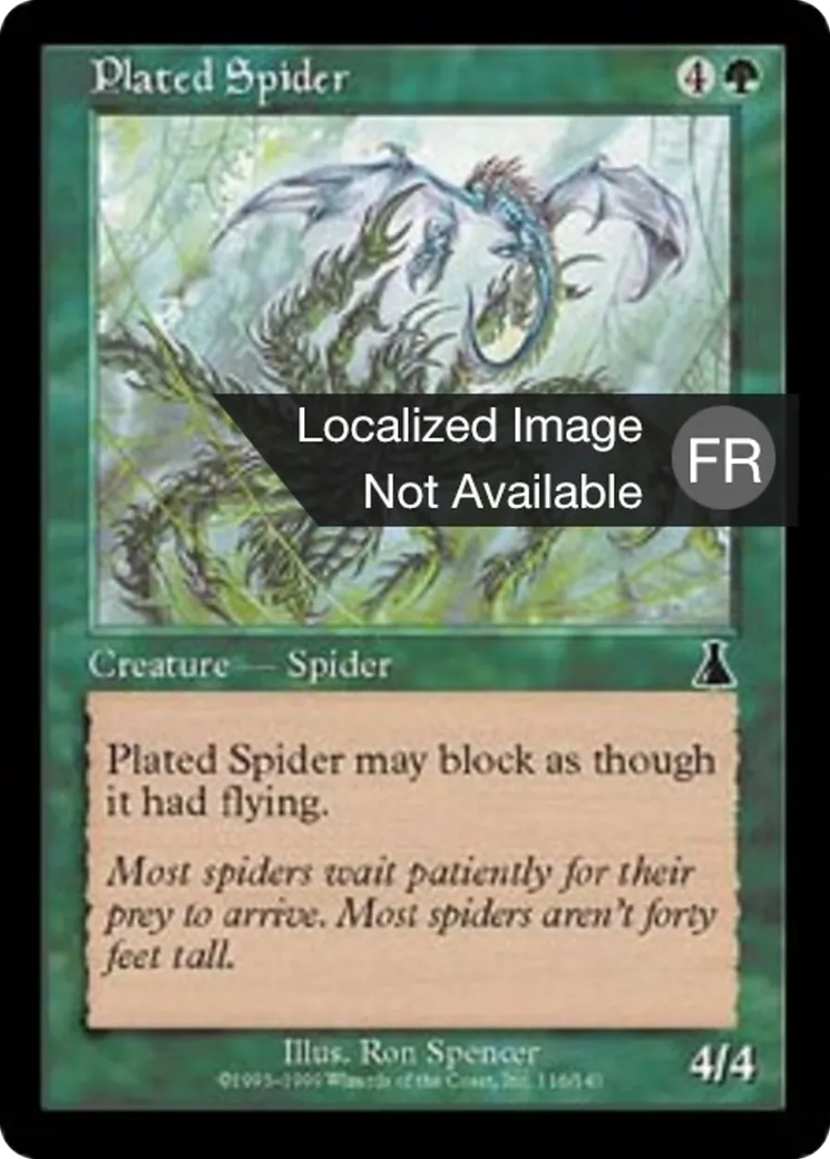 Araignée à Plaques — Urza's Destiny — Magic: The Gathering