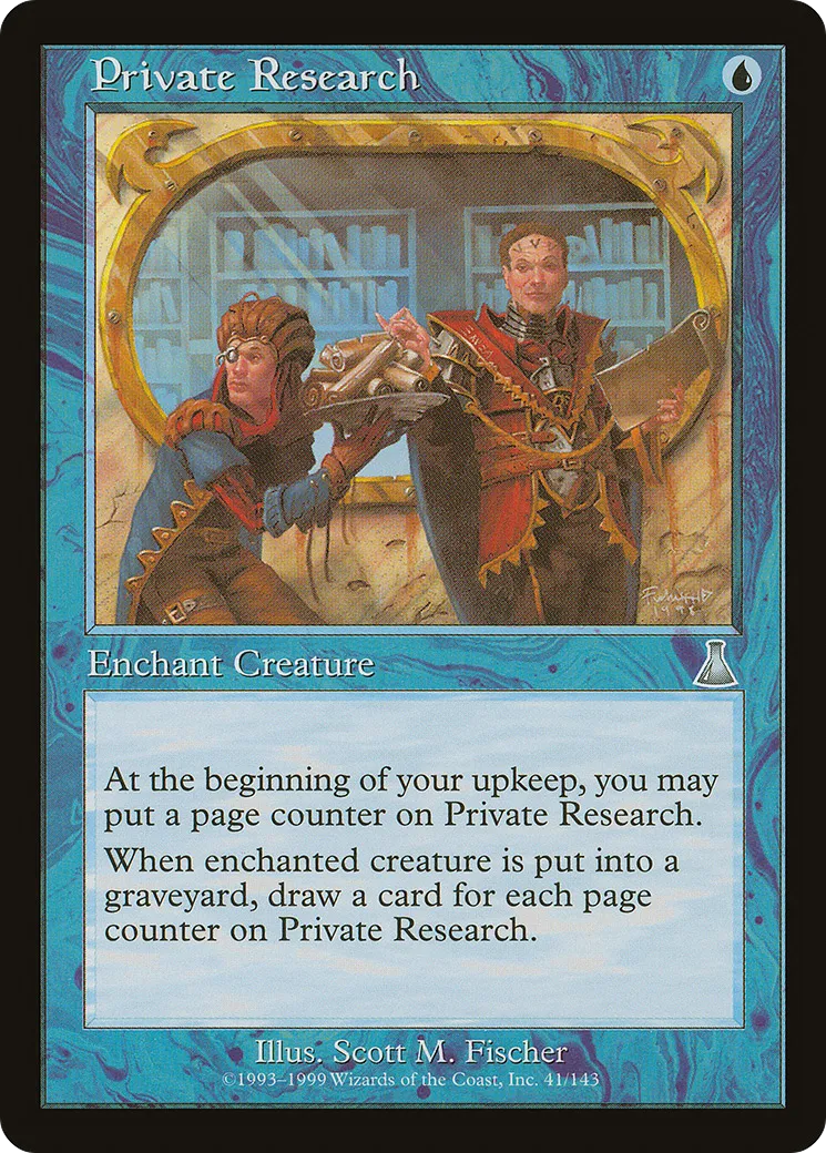 Recherche Personnelle — Urza's Destiny — Magic: The Gathering