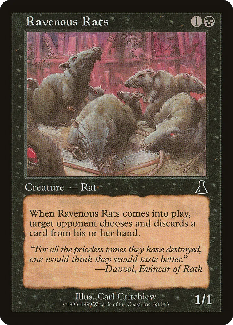 Rats voraces — Urza's Destiny — Magic: The Gathering