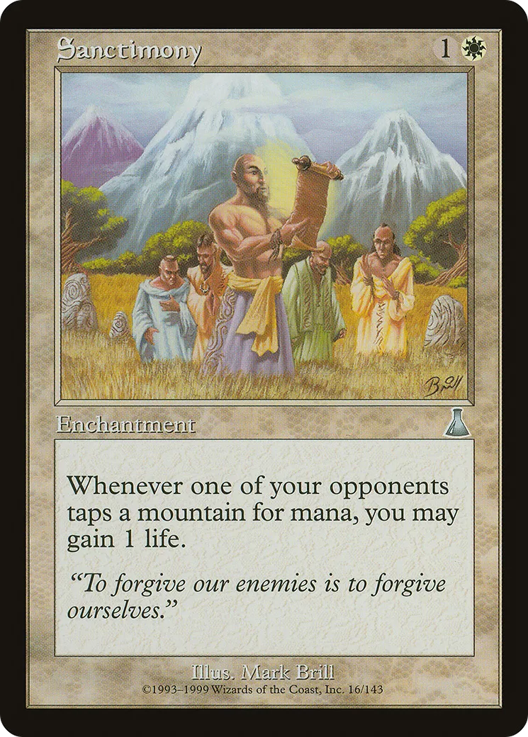 Sanctimony — Urza's Destiny — Magic: The Gathering