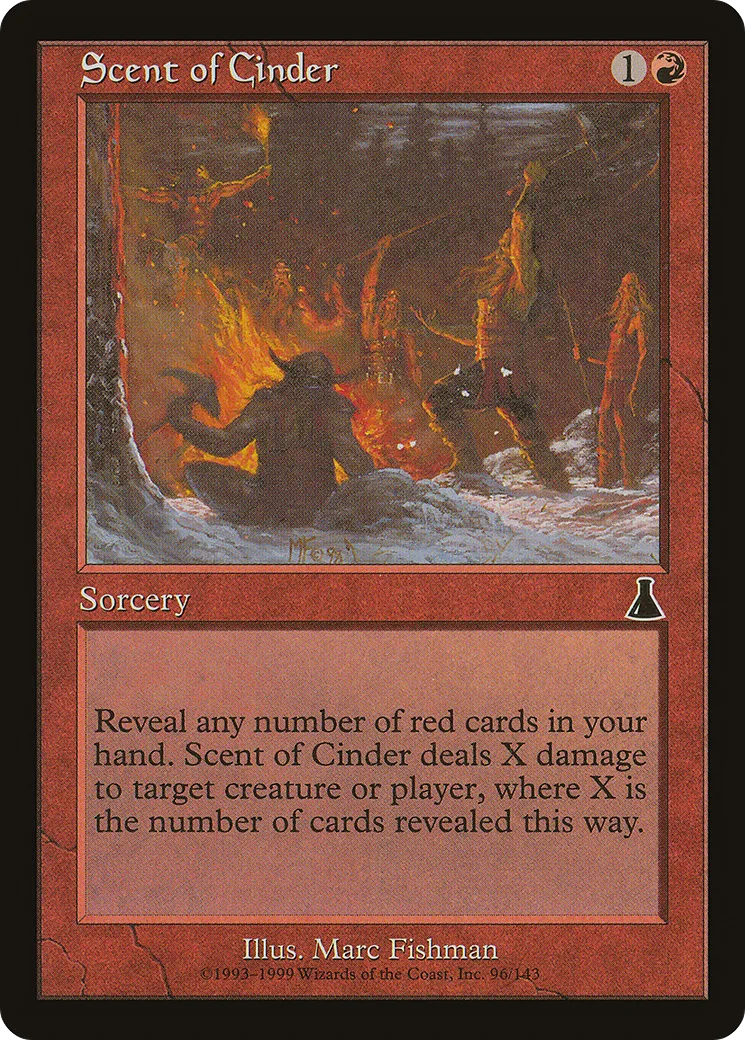 Scent of Cinder — Urza's Destiny — Magic: The Gathering