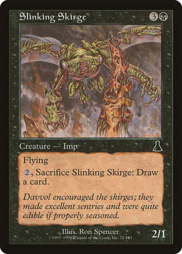 Slinking Skirge — Urza's Destiny — Magic: The Gathering