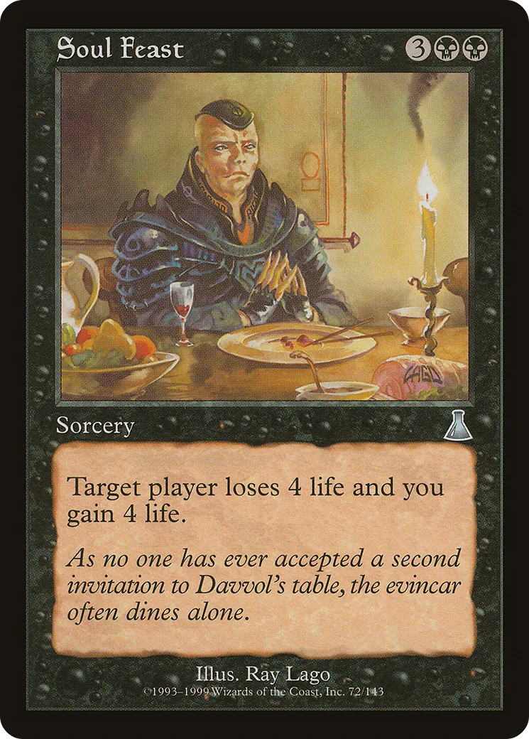 Soul Feast — Urza's Destiny — Magic: The Gathering