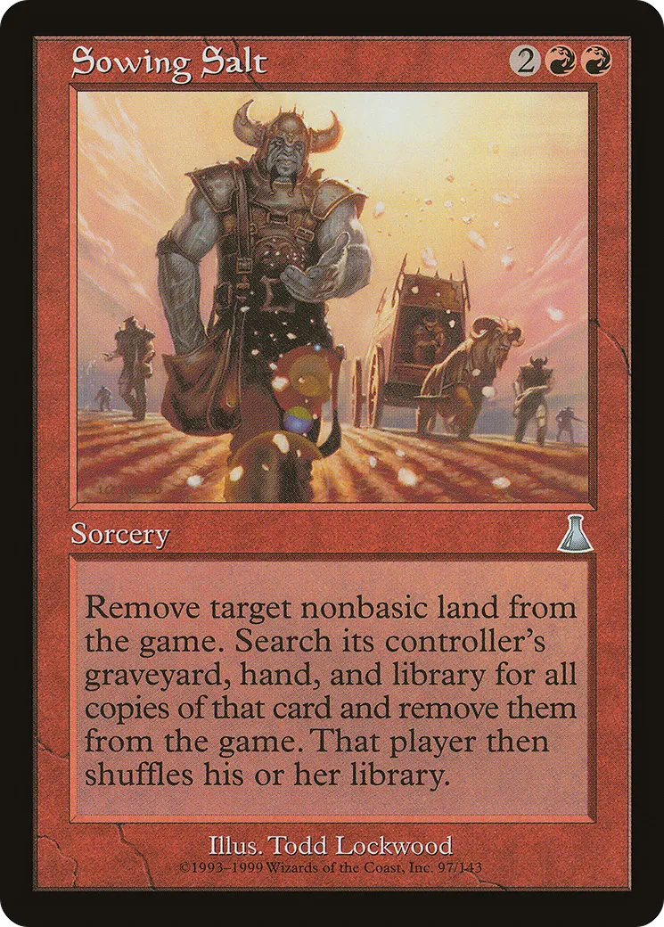 Sowing Salt — Urza's Destiny — Magic: The Gathering