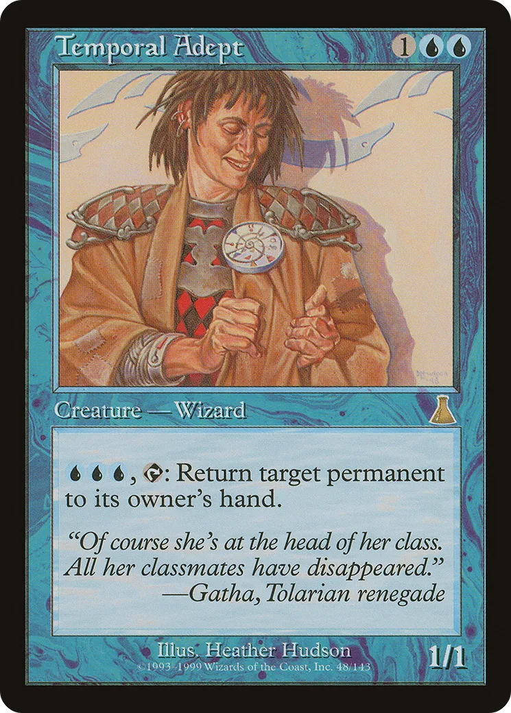 Temporal Adept from Urza's Destiny - Magic: The Gathering