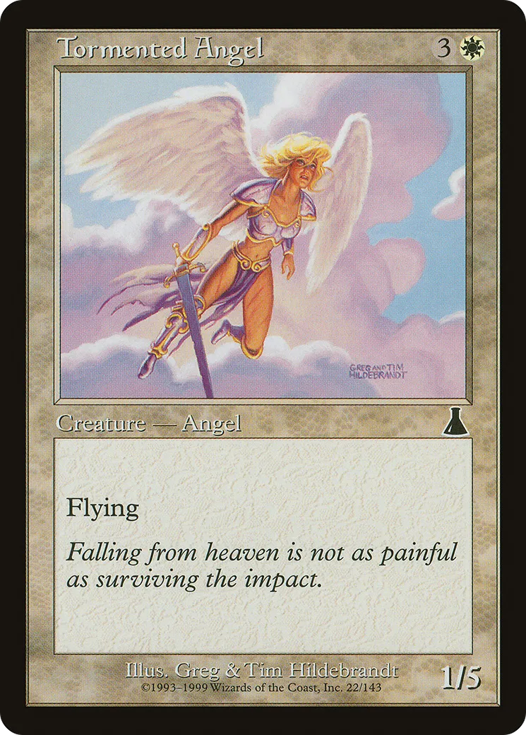 Tormented Angel — Urza's Destiny — Magic: The Gathering