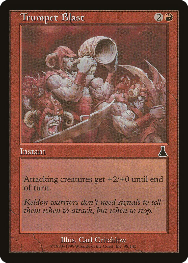 Trumpet Blast — Urza's Destiny — Magic: The Gathering