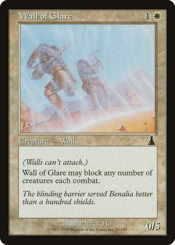 Wall of Glare — Urza's Destiny — Magic: The Gathering