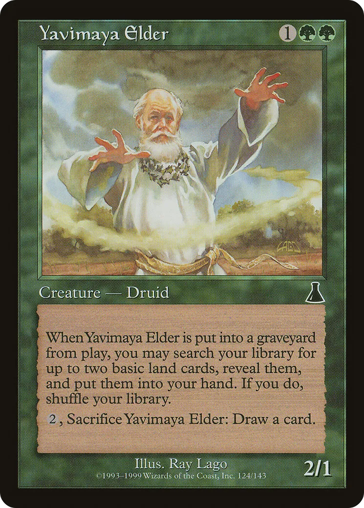 Vieux sage de la Yavimaya — Urza's Destiny — Magic: The Gathering