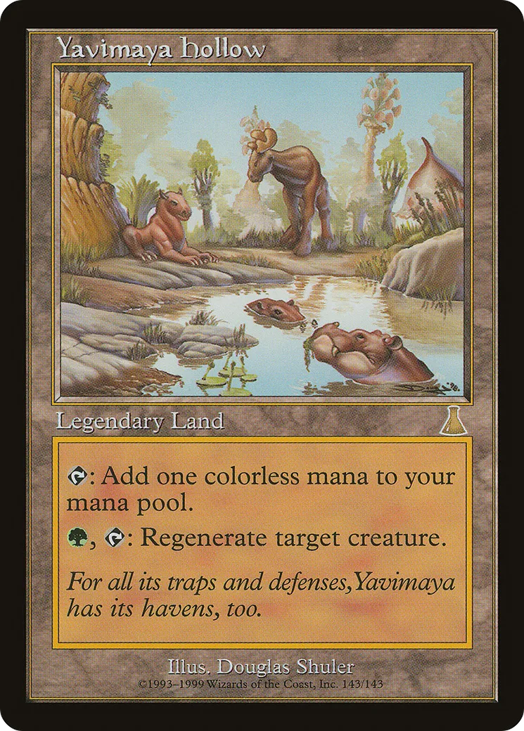 Yavimaya Hollow — Urza's Destiny — Magic: The Gathering