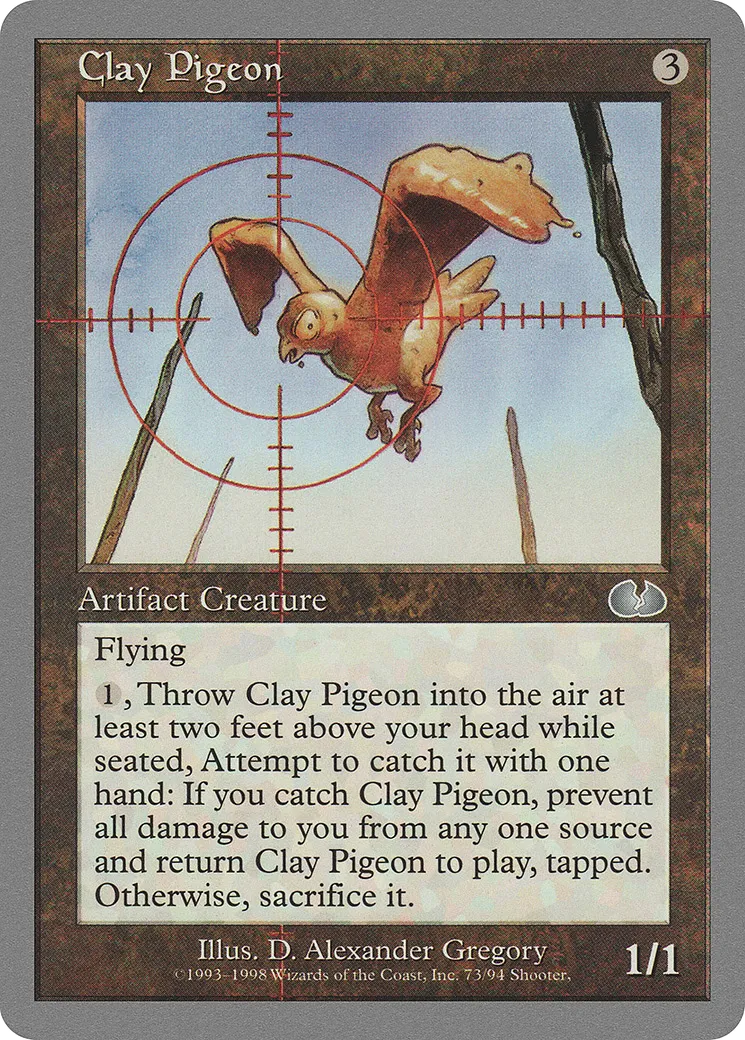 Clay Pigeon — Unglued — Magic: The Gathering