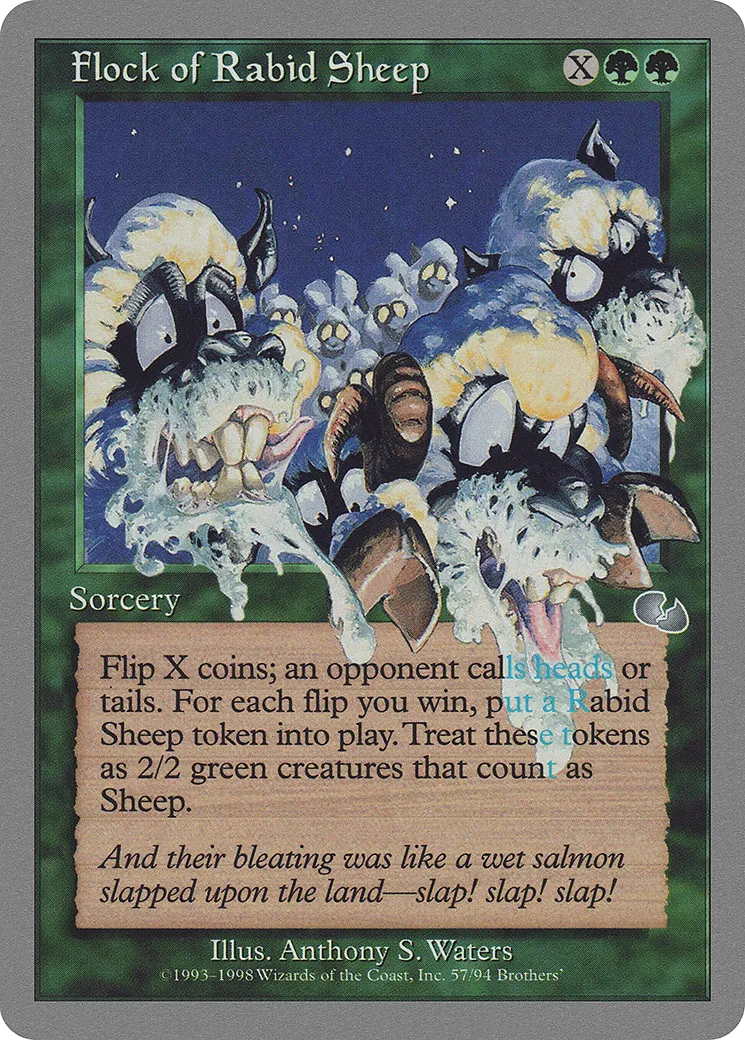 Flock of Rabid Sheep — Unglued — Magic: The Gathering