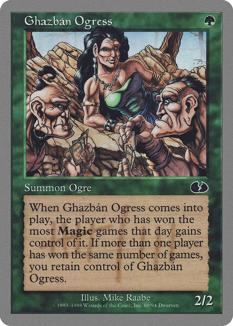 Ghazbán Ogress — Unglued — Magic: The Gathering