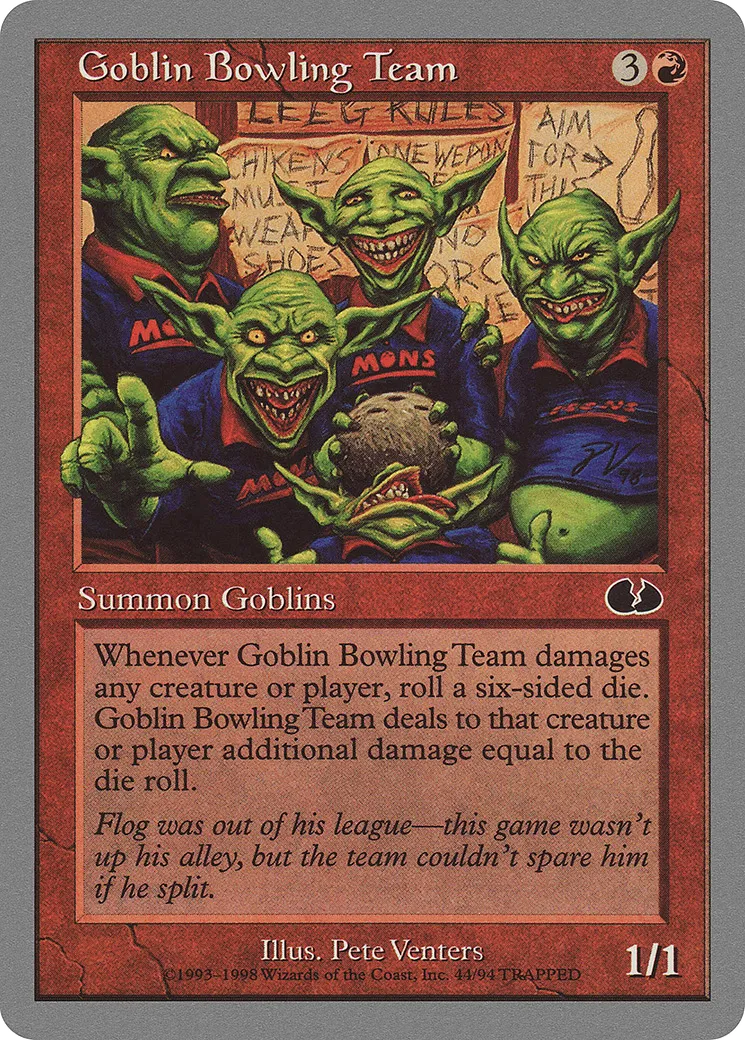 Goblin Bowling Team — Unglued — Magic: The Gathering