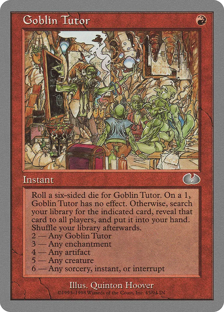 Goblin Tutor — Unglued — Magic: The Gathering