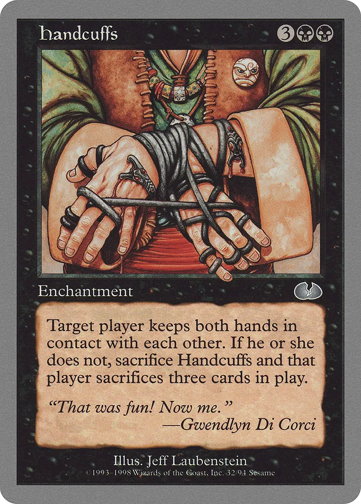 Handcuffs — Unglued — Magic: The Gathering