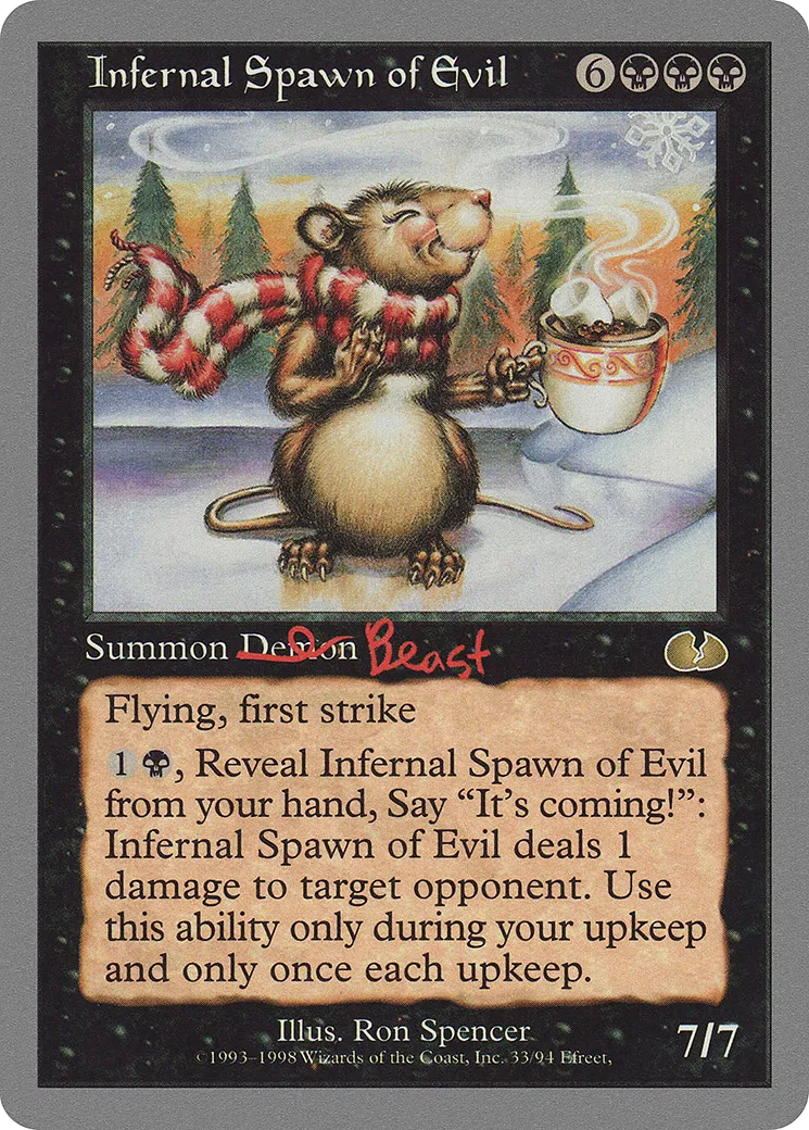 Infernal Spawn of Evil — Unglued — Magic: The Gathering