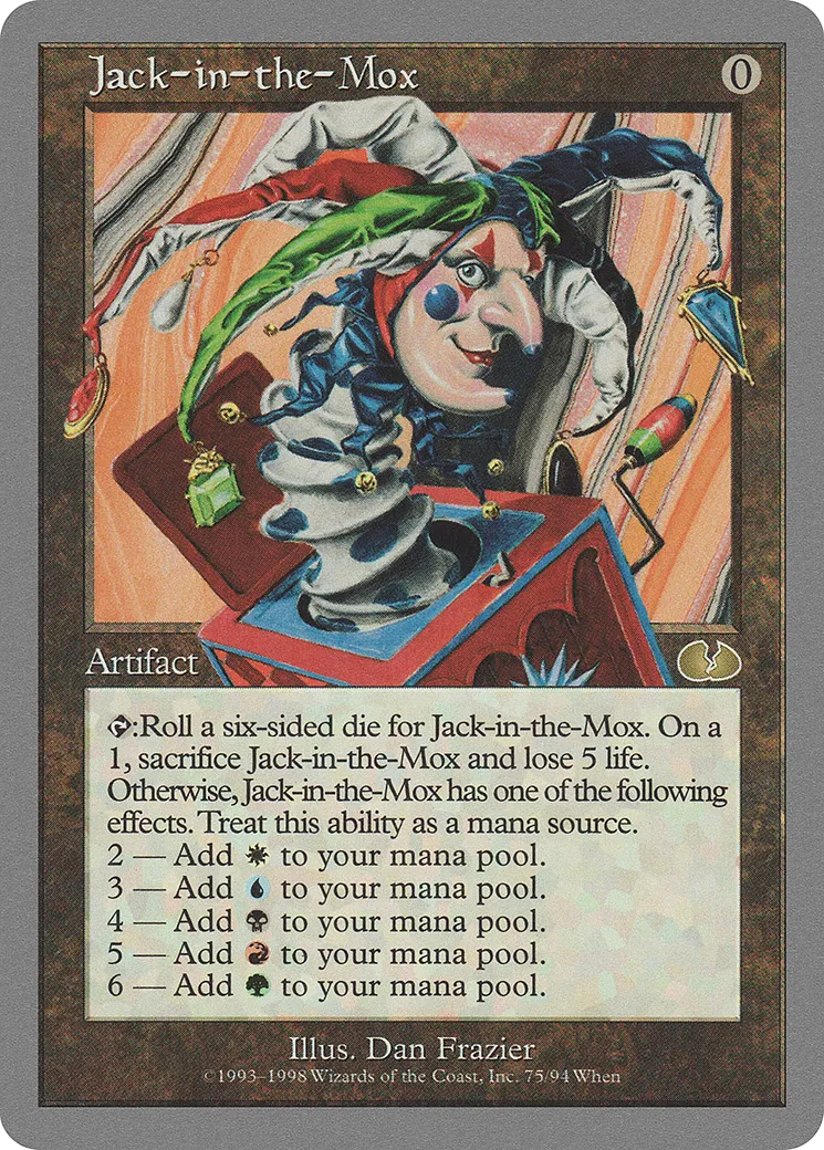 Jack-in-the-Mox — Unglued — Magic: The Gathering