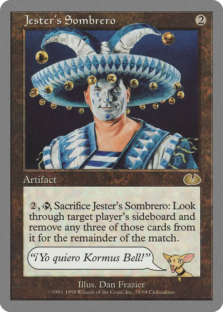 Jester's Sombrero — Unglued — Magic: The Gathering