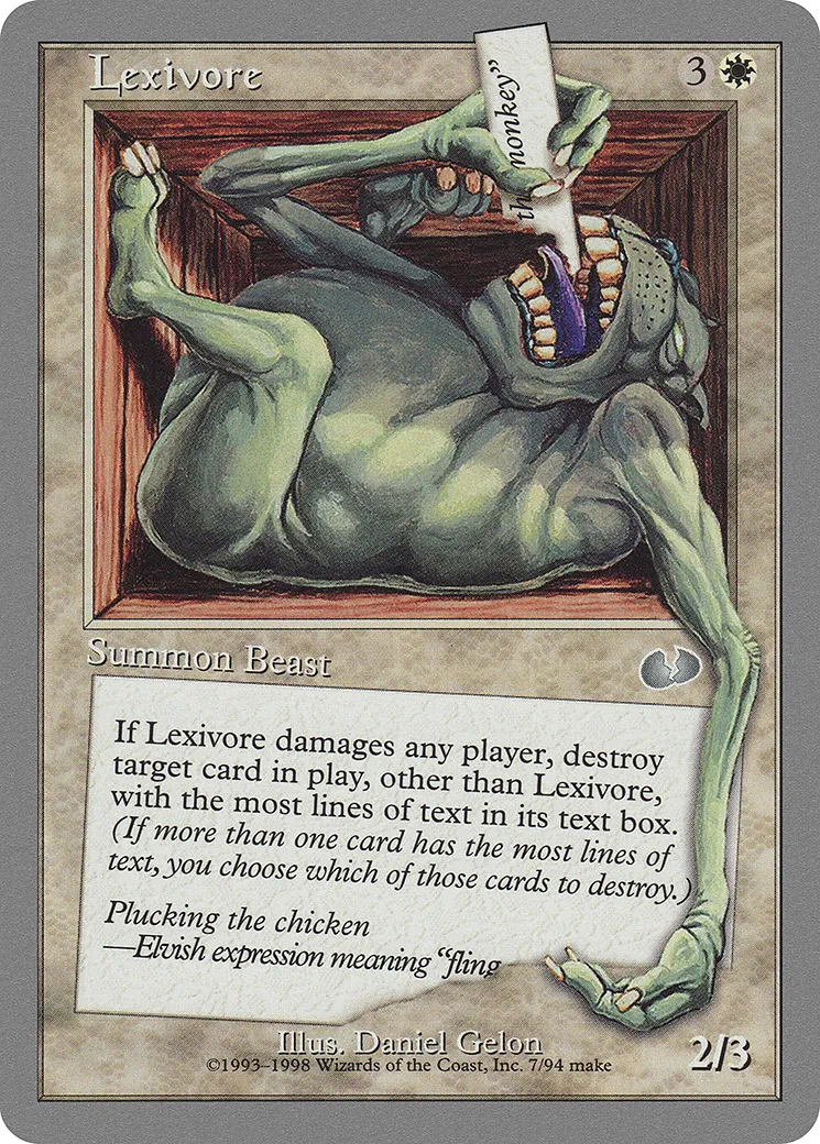 Lexivore — Unglued — Magic: The Gathering