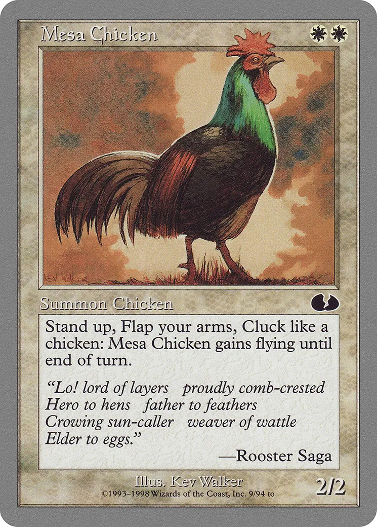 Mesa Chicken — Unglued — Magic: The Gathering