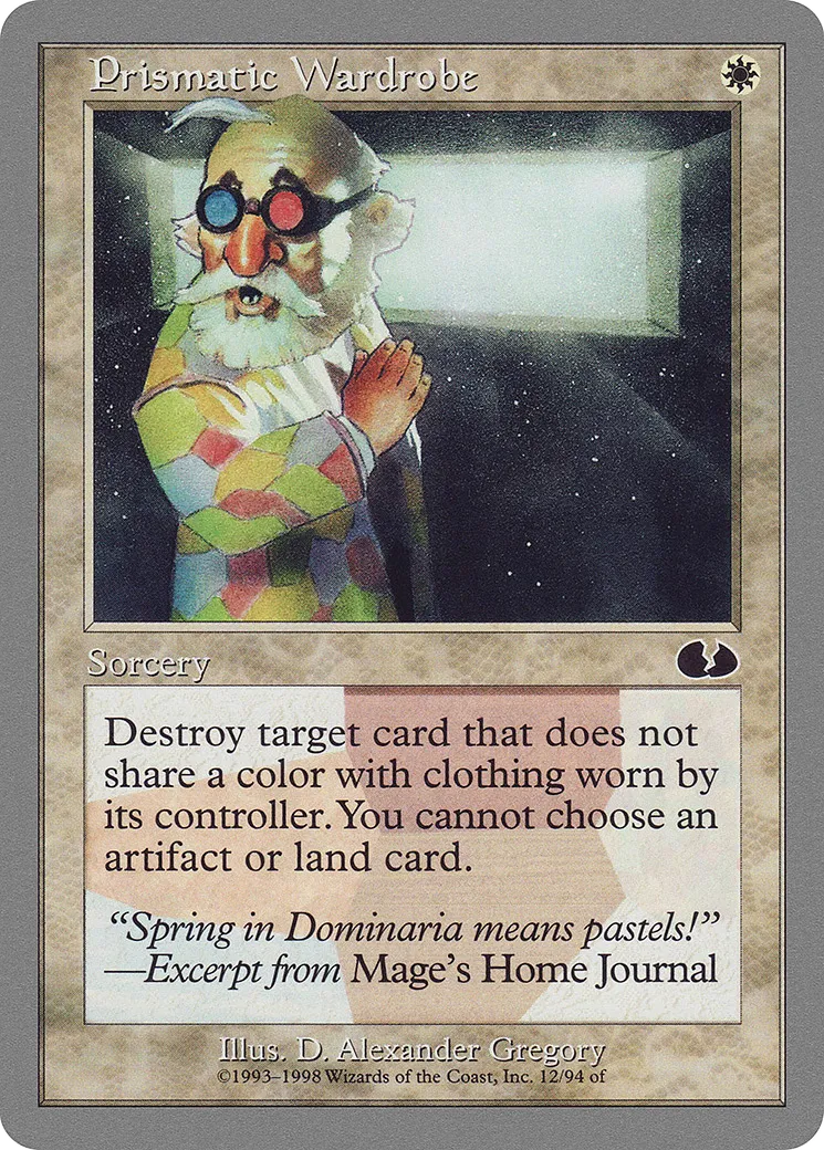 Prismatic Wardrobe — Unglued — Magic: The Gathering